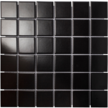 Керамическая мозаика Starmosaic 5х5 см 48x48 Black Matt (wb73000) 306x3066 шт