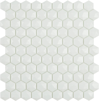 Мозаика на сетке Vidrepur Hexagon Hex Nordic № 910 D м2