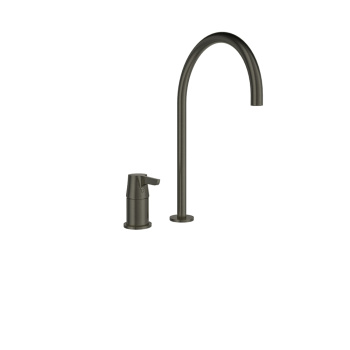 Смеситель для раковины Ramonsoler Adagio однорычажный на 2 отверстия графит 914003GR