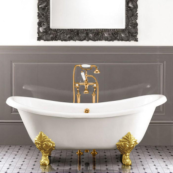 Чугунная ванна Devon&Devon Cherie 168.5x76 2MRCHERIEFLOTDD