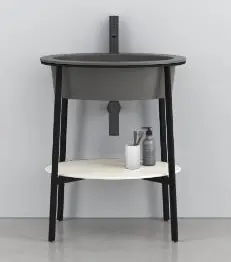 Раковина встраиваемая Cielo Catino Oval CALAOF.СM 70 см серый