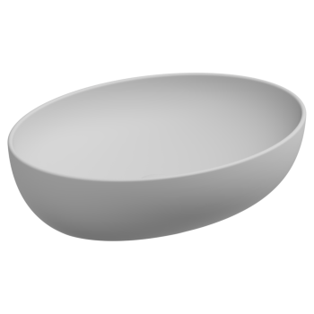 Раковина накладная 55x42 см GSG Ceramic Design Easy EALAVOV55001 белый матовый