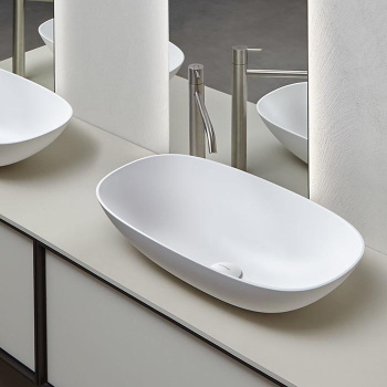 Раковина Antonio Lupi Velo 35х63, без отв., белый А0002423928