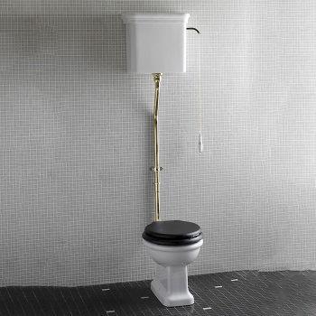 Патрубок для высокого бачка Devon&Devon Etoile золото светлое IB1043AG