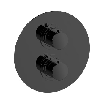 Cмеситель для душа Cisal Slim термостат, 3 положения, Nero Opaco(без внутренней части ZA018201) SM01820040