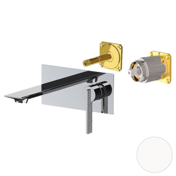 Смеситель для раковины Daniel Club ANC632KB14 белый матовый