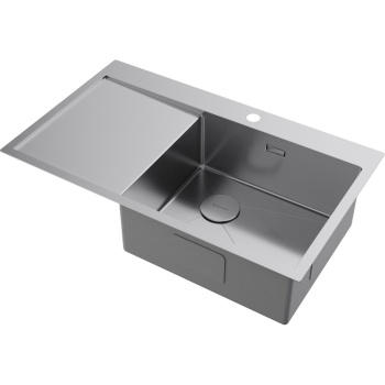 Мойка кухонная Omoikiri Akisame 86-IN-R нержавеющая сталь R 4997042