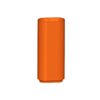 Раковина KNIEF Model Three Pedestal цвет Amber 065 (Orange Matt) 70403065