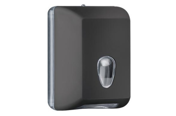 Диспенсер для листовой туалетной бумаги Black Nofer 04030.N