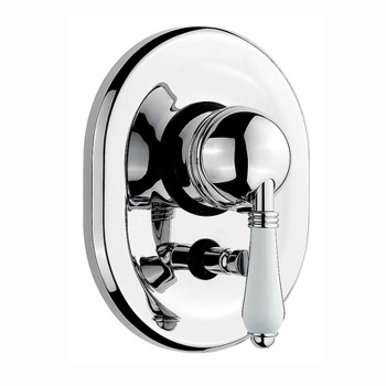 Смеситель для душа Nicolazzi P.M. Blanc внешняя часть с переключателем 3460CR76