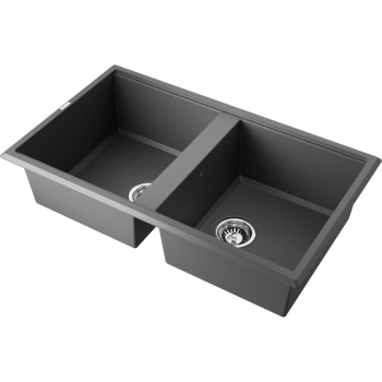 Мойка кухонная Omoikiri Tedori 86-2-PL платина 4993931