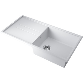 Мойка кухонная Omoikiri Tedori 100-WH белая 4993919