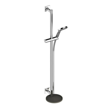 Душевой комплект с полкой Keuco Ixmo 59587010912 хром\темно-серый