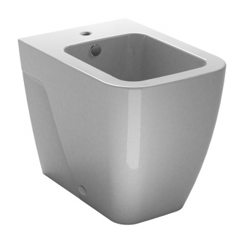 Биде напольное Gsi Traccia Big New 50х35 с 1 отв. под смеситель, белый 6963 1 11 bi*1