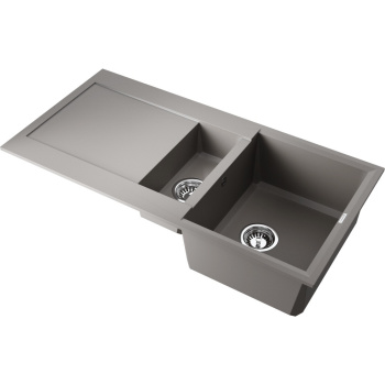 Мойка кухонная Omoikiri Sakaime 100-2-GR leningrad grey 4993562