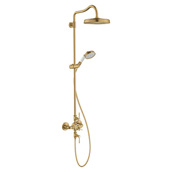 Axor Montreux Showerpipe Душевая стойка с верхним душем 24см., термостатическим смесителем, ручным д