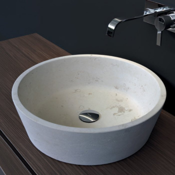 Раковина Antonio Lupi Pila 50х50х15, без отв., из натурального камня, Pietra Luna А0002423809