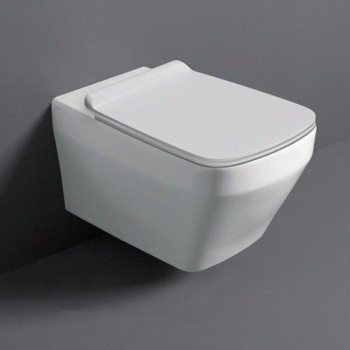 Унитаз подвесной безободковый Simas Baden Baden BB18bi matt белый матовый