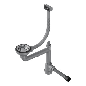 Сифон для мойки Omoikiri WK-1-S-IN нержавеющая сталь 4956490