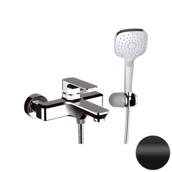 Смеситель для ванны Daniel Tiara TA61015 чёрный матовый
