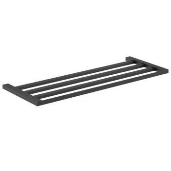 Полка для полотенец Nofer Corinto черная 16923.N