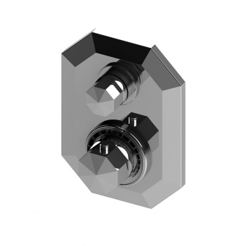 Внешняя часть встраиваемого термостатического смесителя душа Stella Firenze IS3292, хром FI 06011 CR00