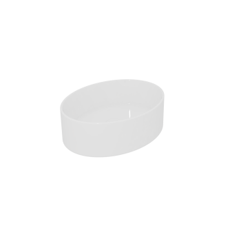 Раковина накладная 45х34 см GSG Ceramic Design Like LKLAVFSBF45000 белый глянцевый