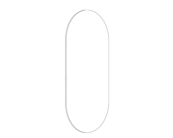 Зеркало Globo Opi-Mirrors размер 90x45 см OP006MAR