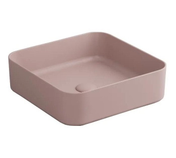 Раковина накладная Cielo Shui Comfort SHCOLAQ40 CP 40 см розовый