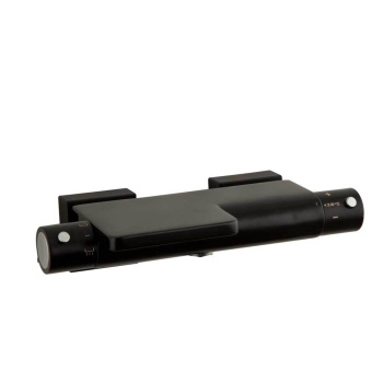 Смеситель термостатический Ramonsoler Arola для ванны с каскадным изливом черный 2639SNM