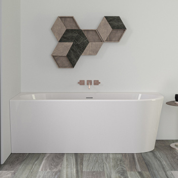 Акриловая ванна KNIEF Wall 165x75 0100-255-R bi matt
