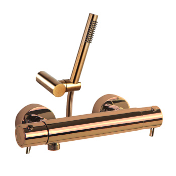 Смеситель термостатический Ramonsoler Odisea для душа с душевым комплектом медь 393401DCUC