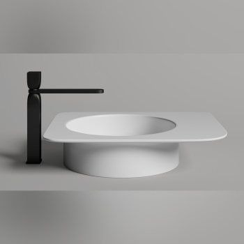 Раковина накладная Salini Ninfea 02 S-Stone 110521MF