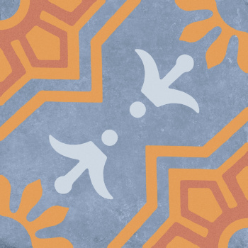 Керамогранит Motto Palmas Blue Decor 2 20x20 см N100123