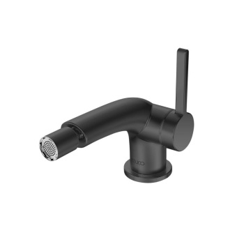 Смеситель для биде Keuco Edition 400 51509130000 с гарнитурой, хром черный шлифованный