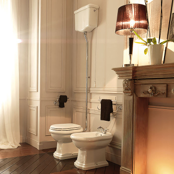 Унитаз напольный Kerasan Retro 101101 белый