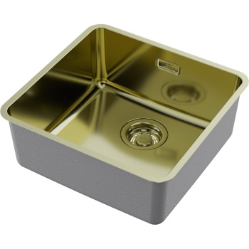 Мойка кухонная Omoikiri Omi 43-U/I Ultra-LG светлое золото 4997412