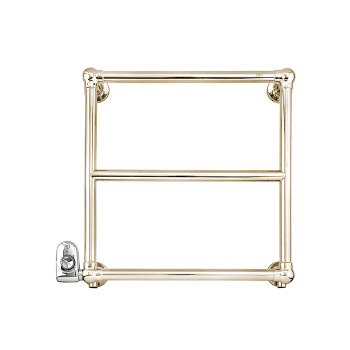 Полотенцесушитель электрический Devon&Devon Iside 660x615x143 мм. термостат хром слева светлое золото PRI5ELSX/CR