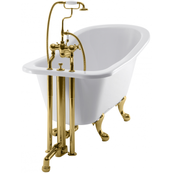 Трубы подвода воды Burlington W6 GOL золото