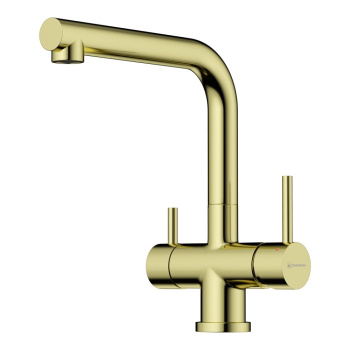 Смеситель для кухни Omoikiri Takamatsu LG светлое золото 4994477