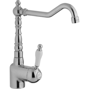 Смесители для кухни Cisal Kitchen однорычажный, на 1 отверстие для кухни,с поворотным изливом 215 мм, хром EM00253021 Акция