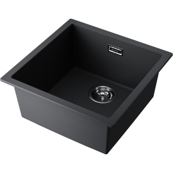 Мойка кухонная Omoikiri Yamakawa 45T-U/I-BL черная 4993302