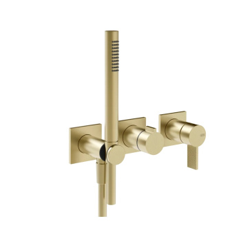 Смеситель для душа Gessi 73636.727 Brass Brushed PVD