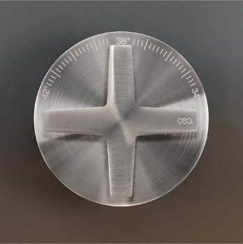 Смеситель для ванны CЕА Design Cross TRM 11 S с термостатом сталь