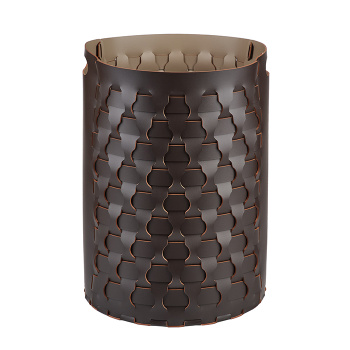 Корзина для белья ADJ Dubai D40xH57 57500 шоколад/капучино 