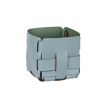 Корзинка ADJ Mini Bottega 12x12xH13, небесный/эвкалипт 1013.50/60