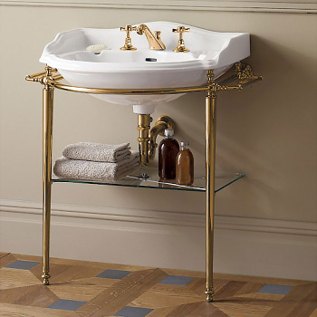 Раковина Devon&Devon Oxford 65х50см с 3 отв под смеситель белый IBLG3FOXF