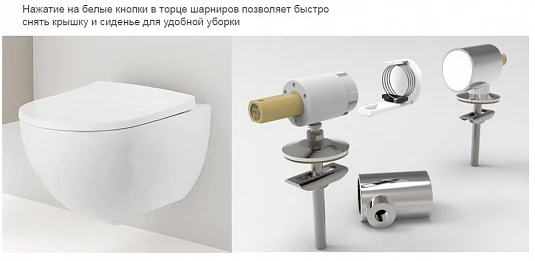 Крышка-сиденье для унитаза Geberit Acanto 500.605.01.2 с микролифтом