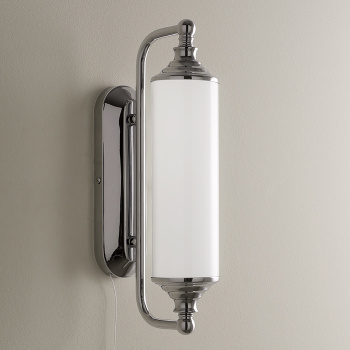 Светильник настенный Devon&Devon Tube 68х20xh31 IP20 фурнитура, никель блестящий BCTUBE31NK