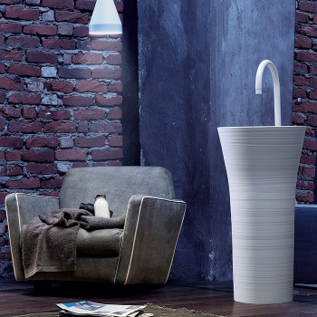 Отдельностоящая раковина Falper Handmade 440х440х876 CRISTALPLANT, WC90440000000